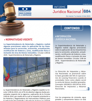 Informe Jurídico 684