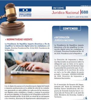 Informe Jurídico 688