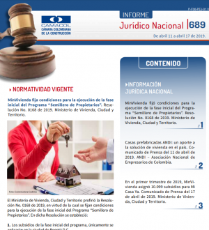 Informe Jurídico 689